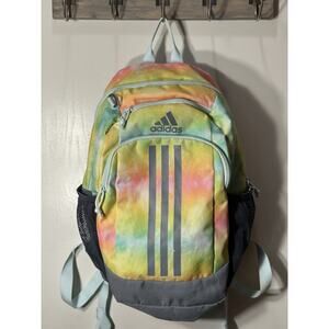 Adidas Young BTS Creator 2 Backpack School Stone Wash Rainbow Tie Dye